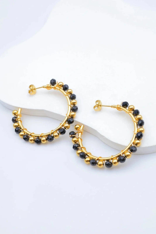 Boucles d’oreilles en acier inoxydable