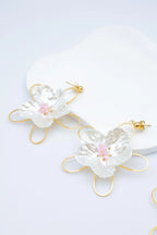 Boucles d'oreilles en acier inoxydable - ROSE