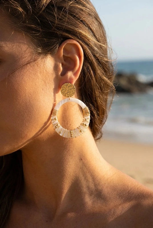 Boucles d’oreilles en acier inoxydable