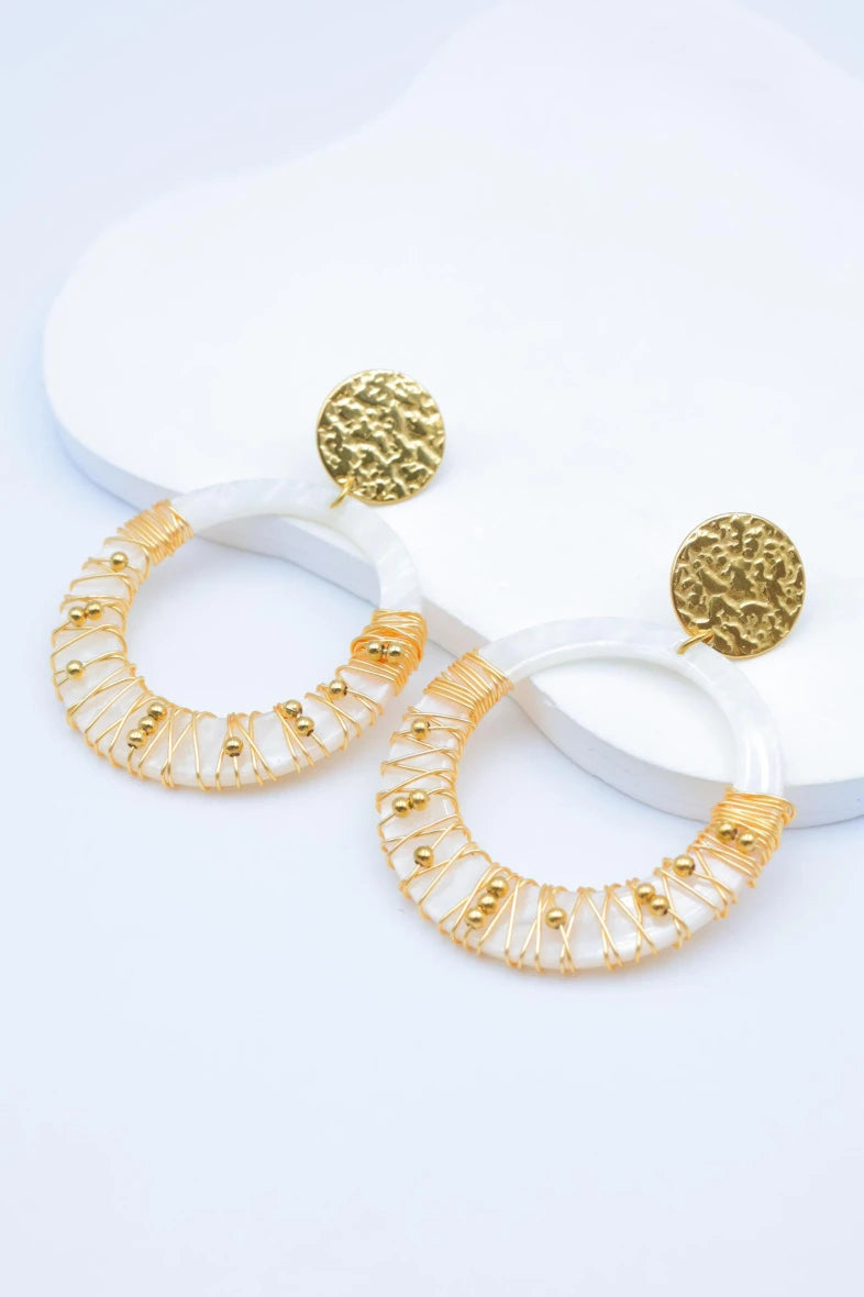 Boucles d’oreilles en acier inoxydable