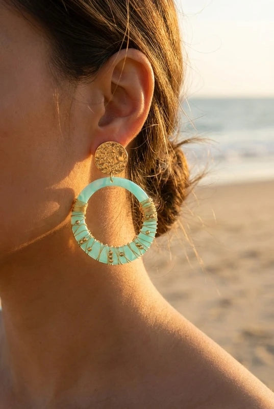 Boucles d’oreilles en acier inoxydable