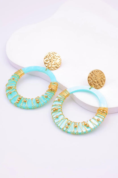 Boucles d’oreilles en acier inoxydable