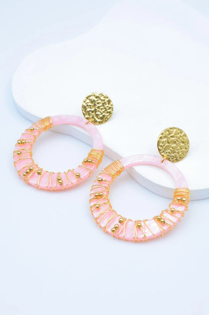Boucles d’oreilles en acier inoxydable