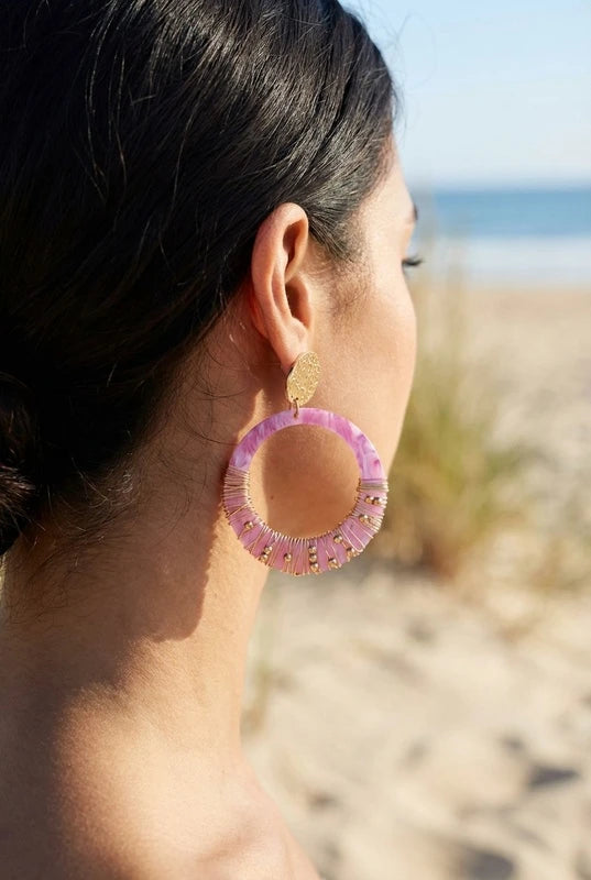 Boucles d’oreilles en acier inoxydable