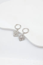 Boucles d'oreilles en acier inoxydable - ARGENT