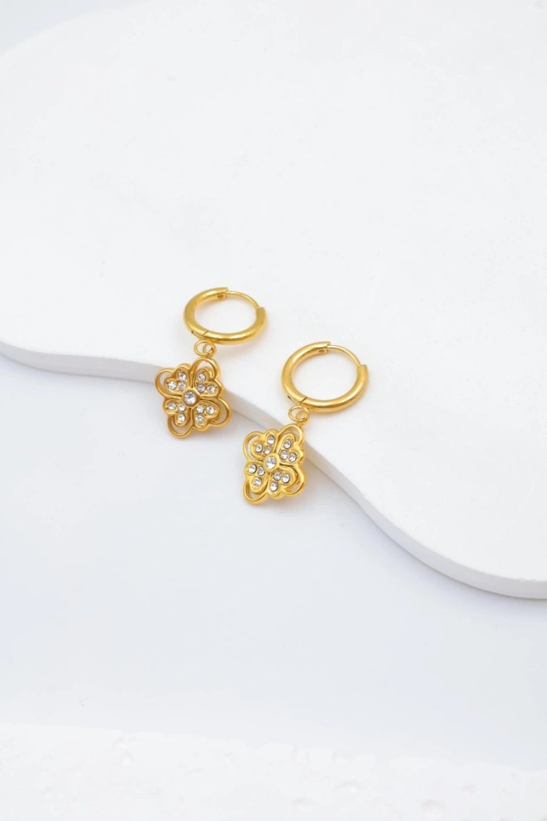 Boucles d'oreilles en acier inoxydable - DORÉ