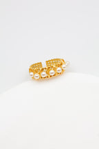 Bague en acier inoxydable ajustable - BLANC