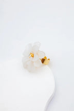 Bague en acier inoxydable ajustable - BLANC