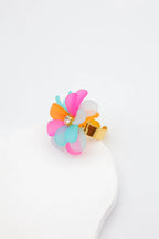 Bague en acier inoxydable ajustable - MULTICOLORE