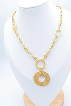 Collier sautoir en acier inoxydable - DORÉ