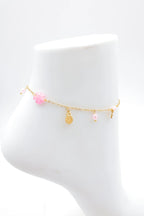 Chaîne de cheville en acier inoxydable - ROSE