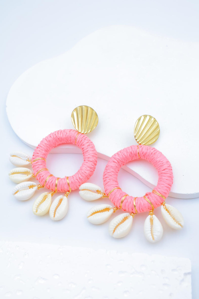 Boucles d'oreilles en acier inoxydable - ROSE