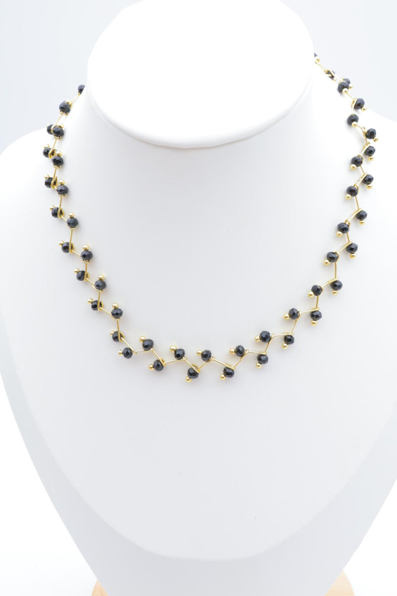 Collier en acier inoxydable - NOIR
