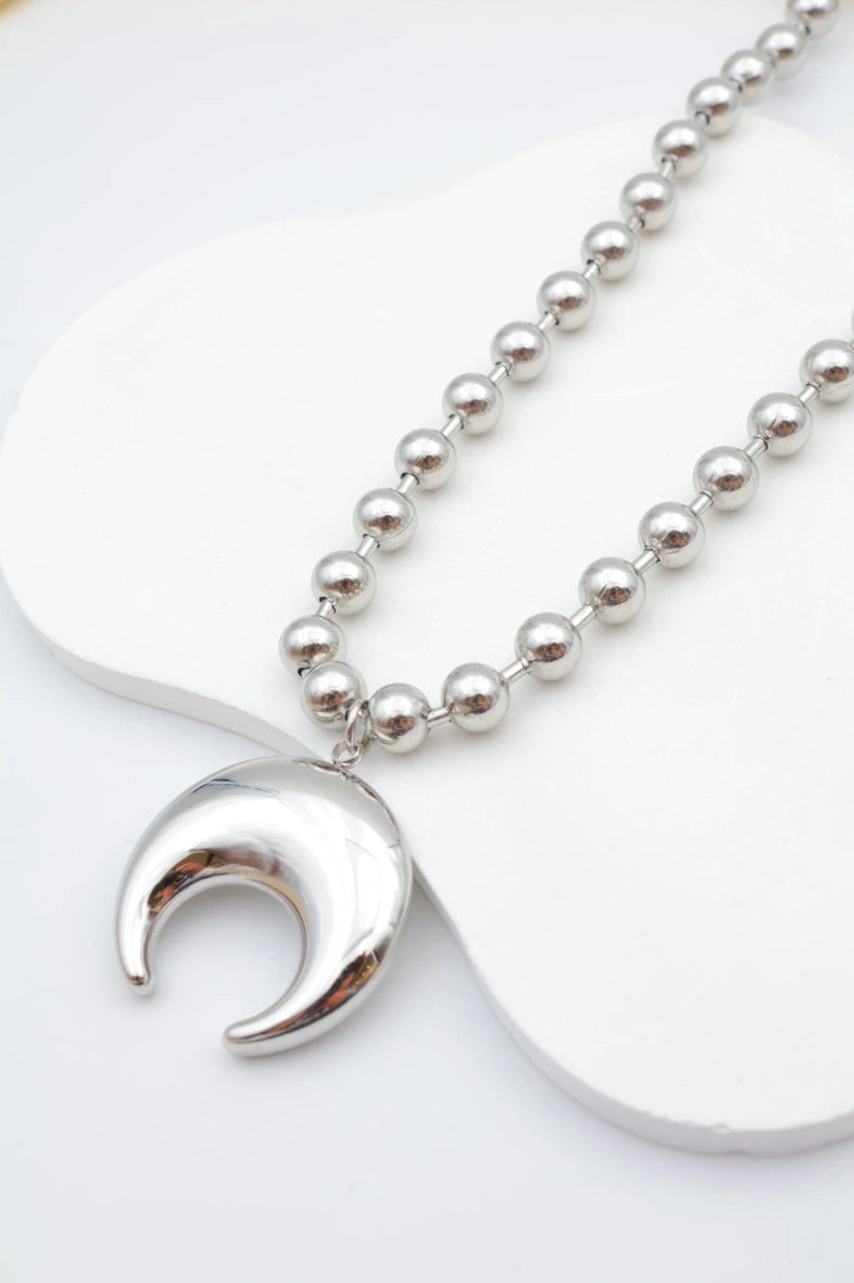 Collier en acier inoxydable - ARGENT
