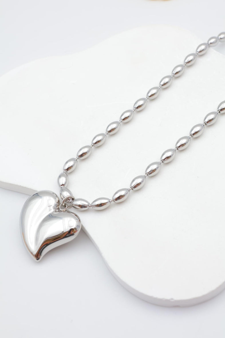 Collier en acier inoxydable - ARGENT