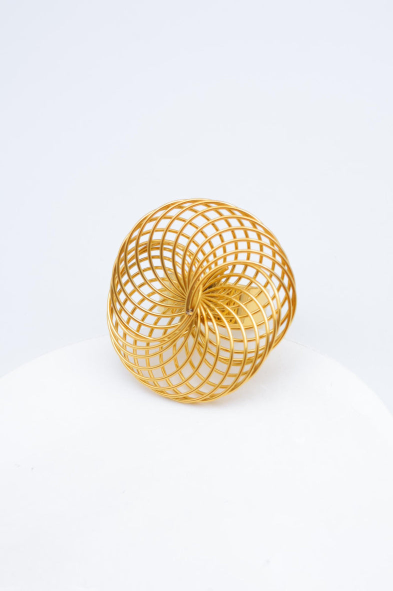 Bague en acier inoxydable ajustable - DORÉ