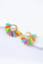 Boucles d'oreilles en acier inoxydable - MULTICOLORE