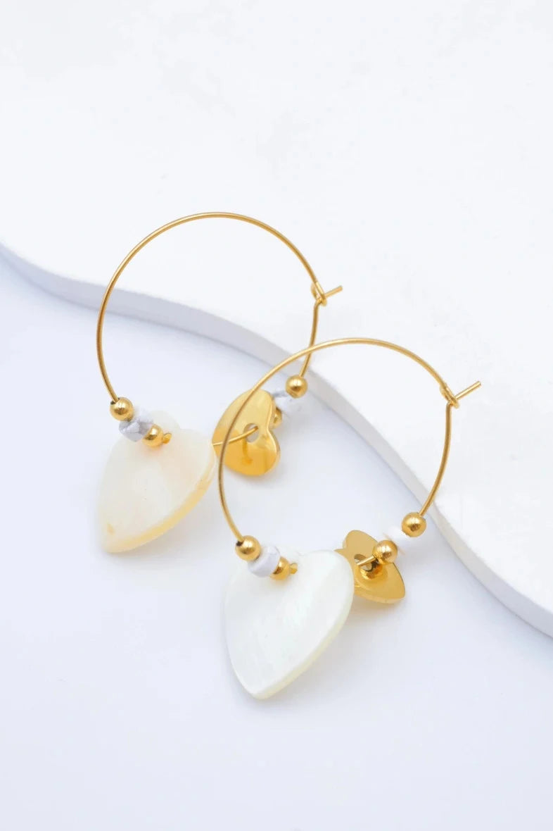 Boucles d’oreilles en acier inoxydable