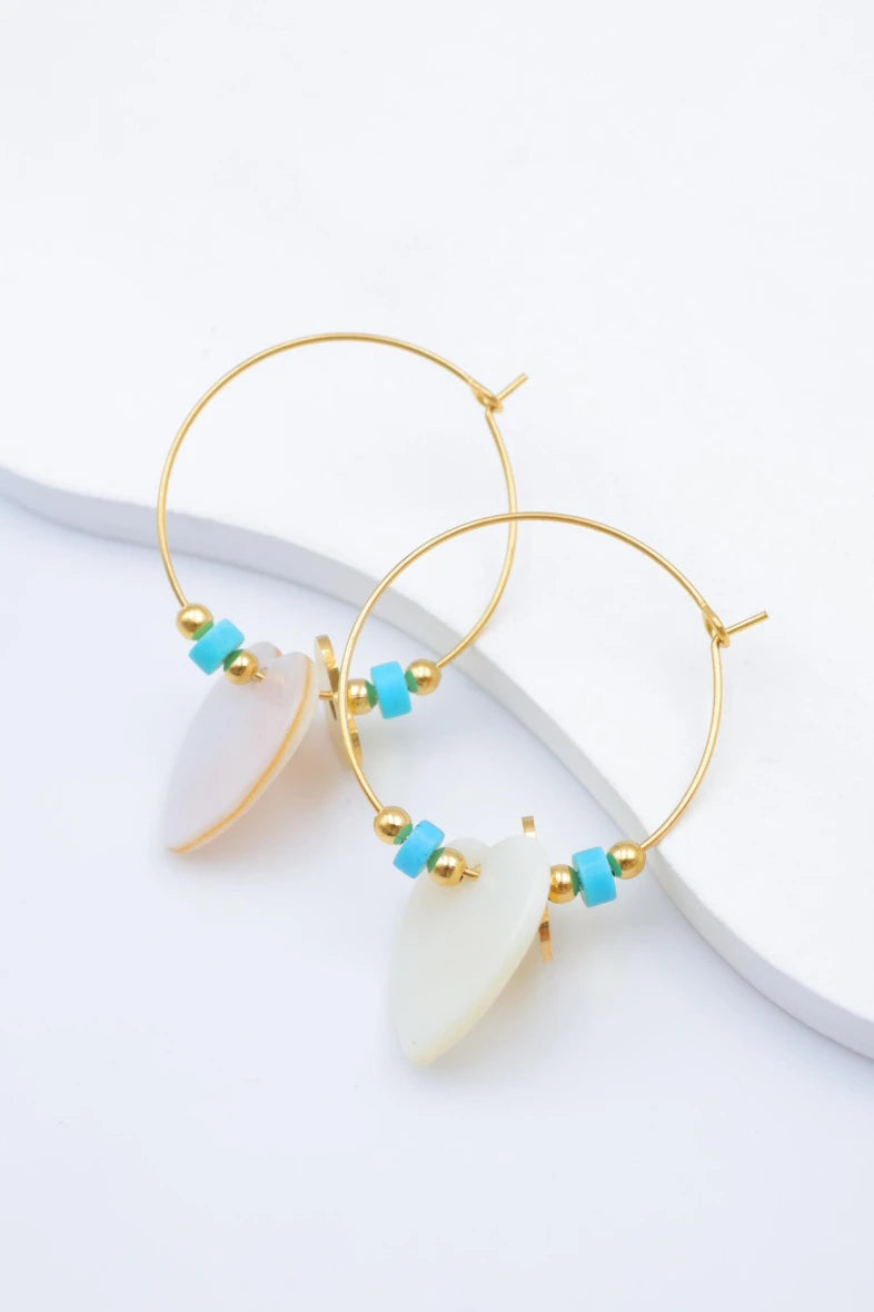 Boucles d’oreilles en acier inoxydable