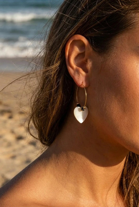 Boucles d’oreilles en acier inoxydable