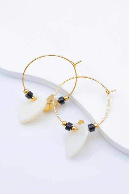 Boucles d’oreilles en acier inoxydable