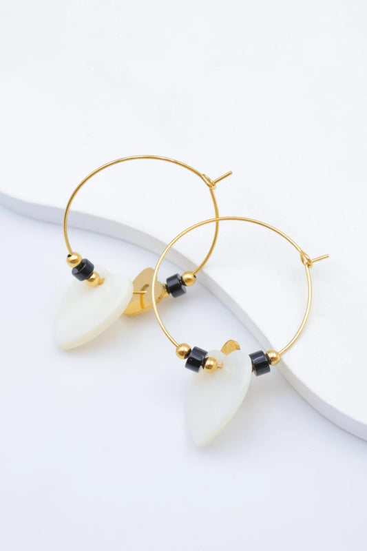 Boucles d’oreilles en acier inoxydable