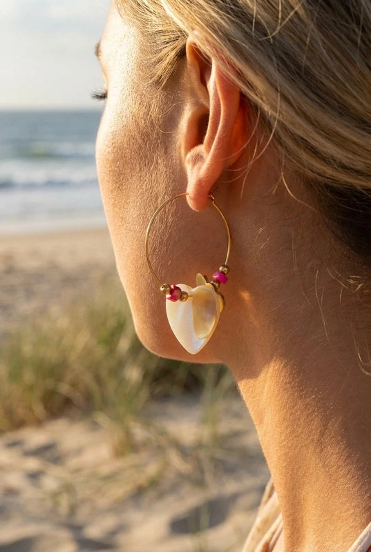 Boucles d’oreilles en acier inoxydable