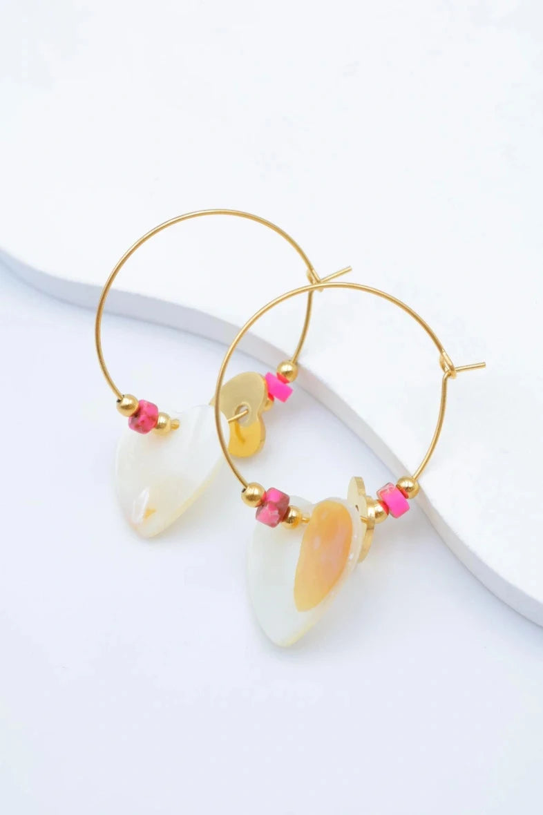 Boucles d’oreilles en acier inoxydable