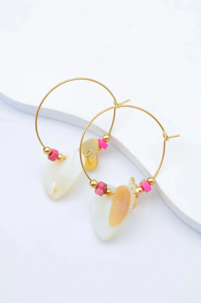 Boucles d’oreilles en acier inoxydable
