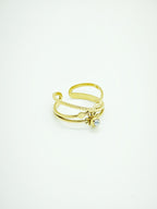 Bague en acier inoxydable ajustable - BLANC