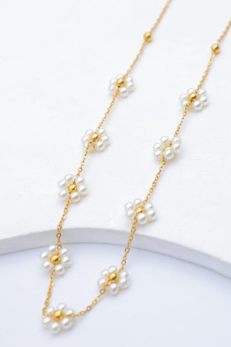 Collier en acier inoxydable - BLANC