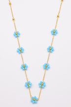 Collier en acier inoxydable - BLEU