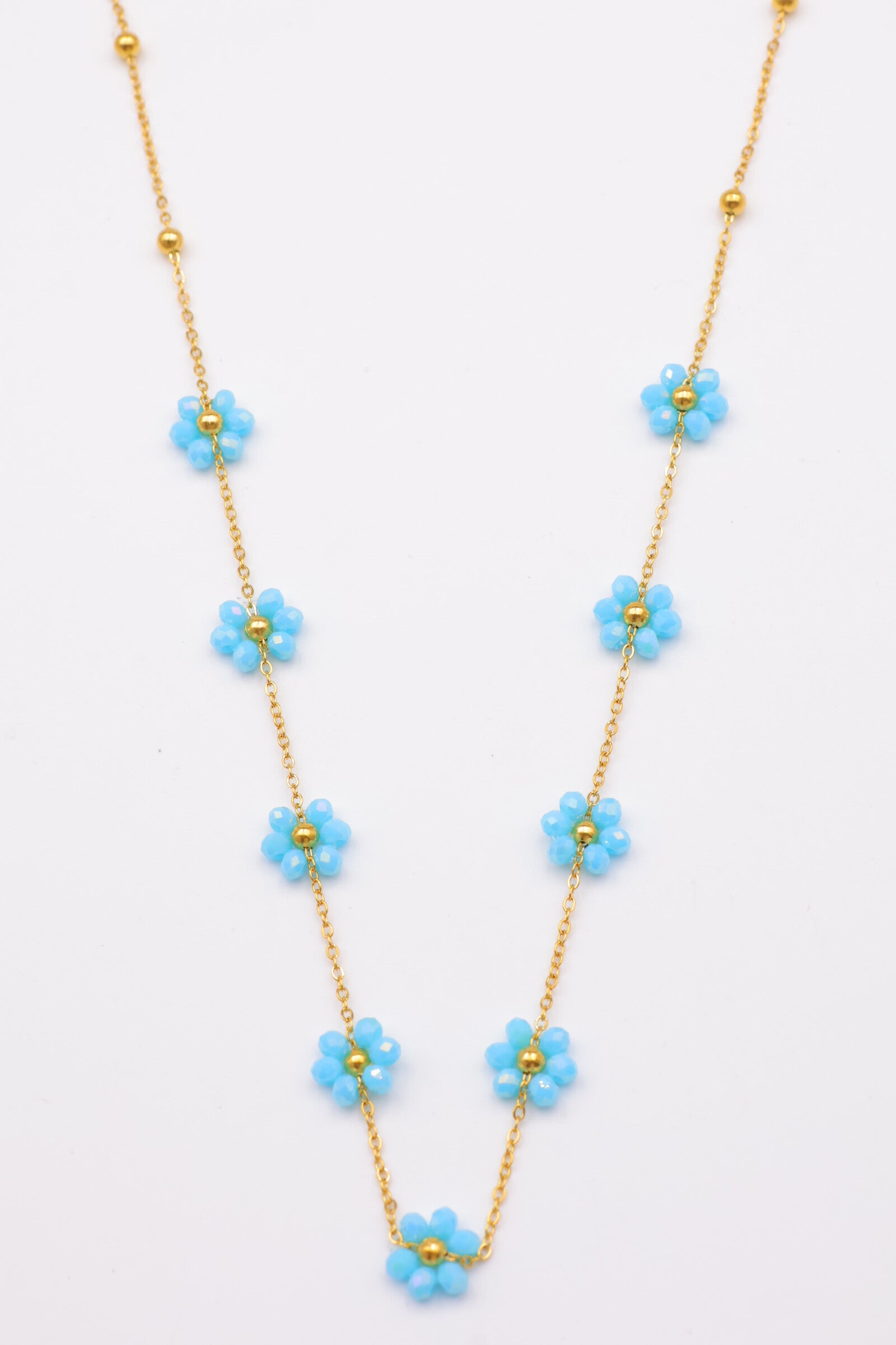 Collier en acier inoxydable - BLEU