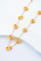 Collier en acier inoxydable - ORANGE