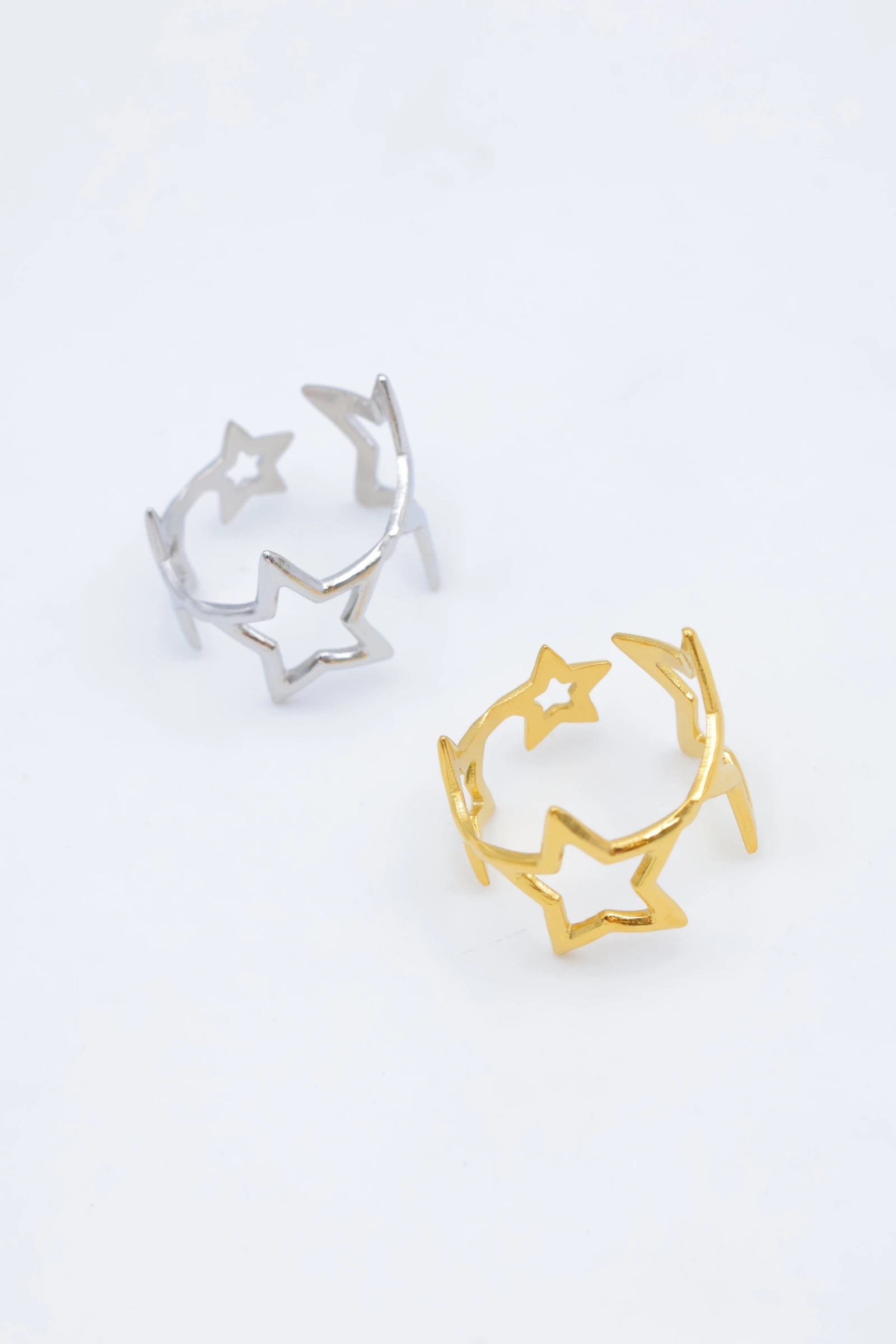 Bague en acier inoxydable ajustable - DORÉ