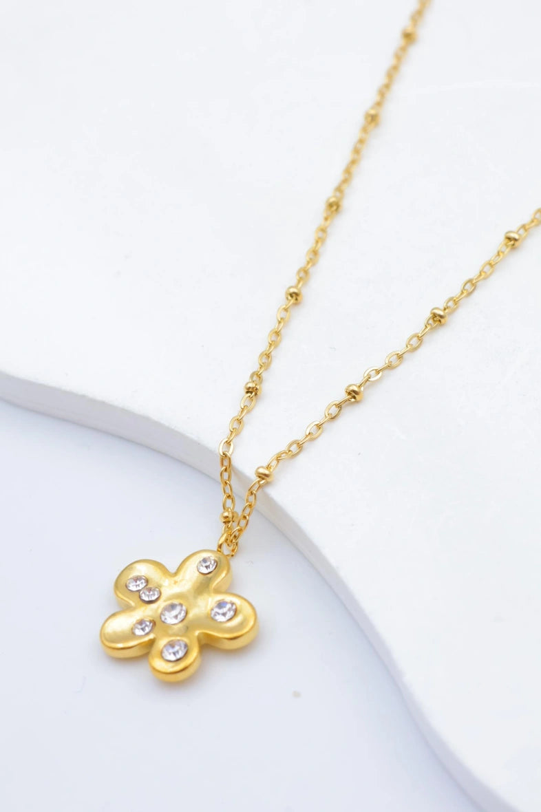 Collier en acier inoxydable - BLANC