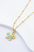 Collier en acier inoxydable - BLEU