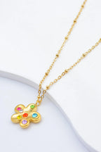 Collier en acier inoxydable - MULTICOLORE