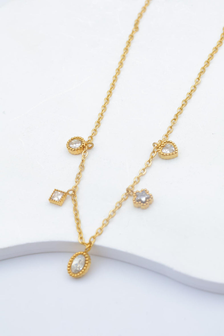 Collier en acier inoxydable - BLANC