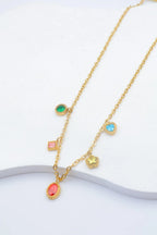 Collier en acier inoxydable - MULTICOLORE