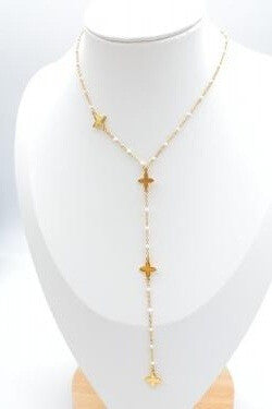 Collier en acier inoxydable - BLANC