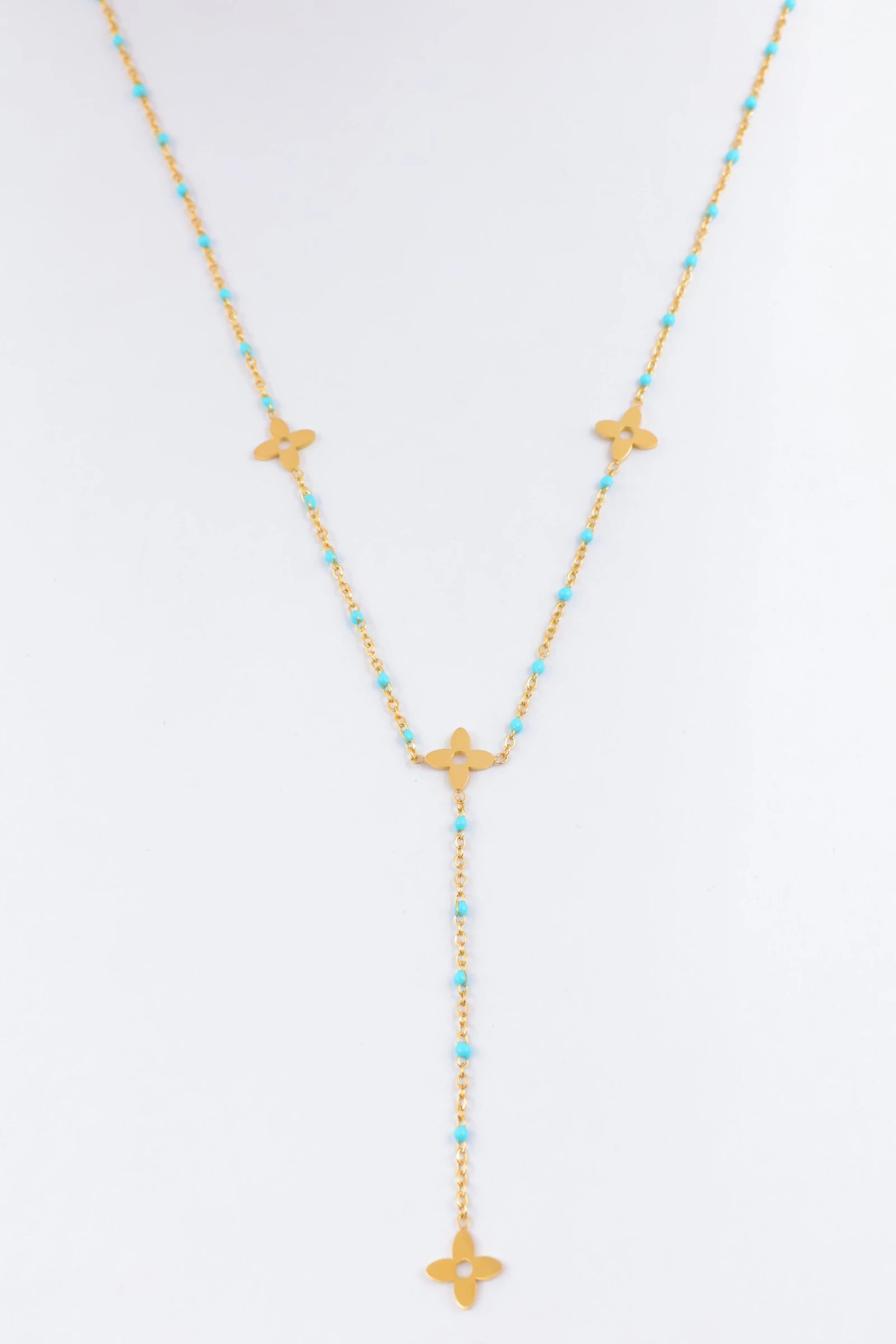 Collier en acier inoxydable - BLEU
