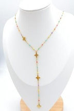 Collier en acier inoxydable - MULTICOLORE