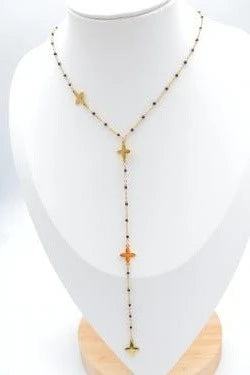 Collier en acier inoxydable - NOIR