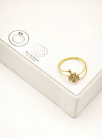 Bague en acier inoxydable ajustable - BLANC