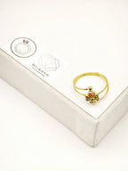 Bague en acier inoxydable ajustable - MULTICOLORE