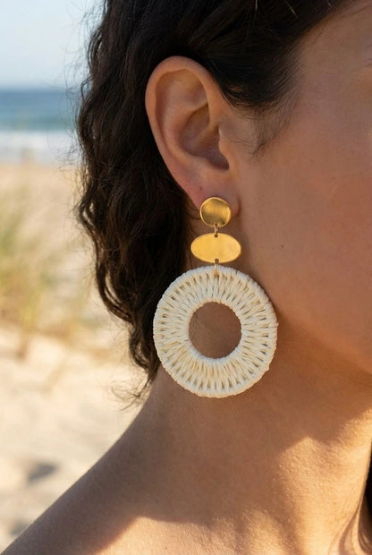 Boucles d’oreilles en acier inoxydable