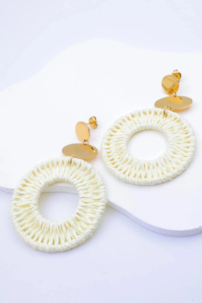 Boucles d’oreilles en acier inoxydable