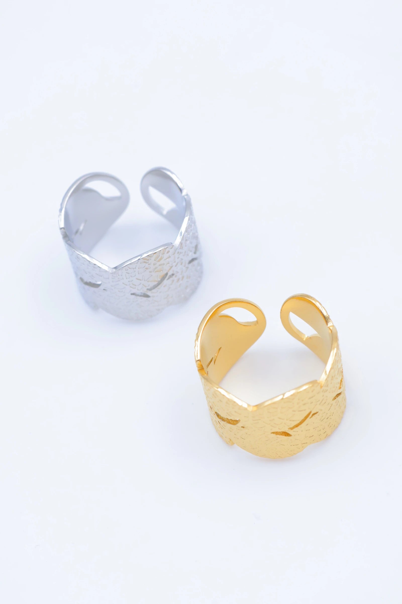 Bague en acier inoxydable ajustable - DORÉ