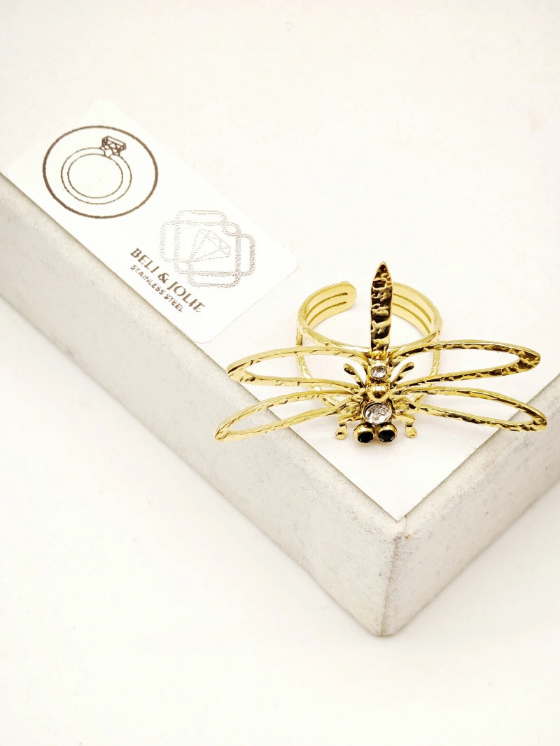 Bague en acier inoxydable ajustable - BLANC